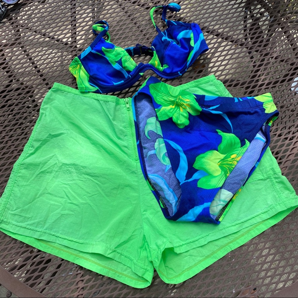 Vintage Bikini With Shorts